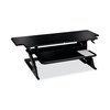 3M Standing Desk, 23.2 in D, 42" W, 20" H, Black, Metal SD70B
